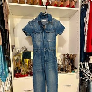Good American denim jumpsuit bran new